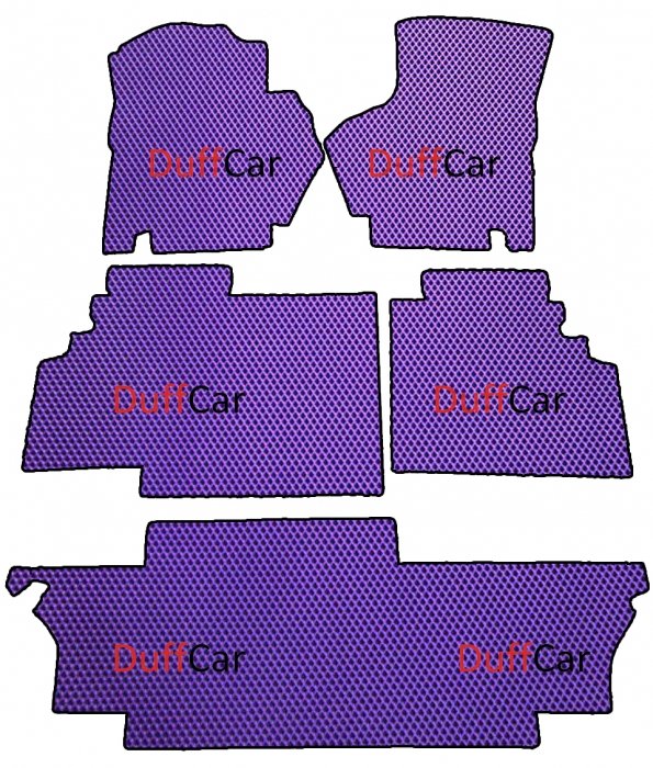 Автомобильные коврики Dodge Caravan (2000 - 2007)